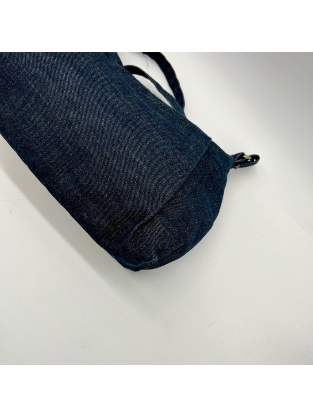 Denim Flower Embroidery Shoulder Bag - Picture 9 of 10